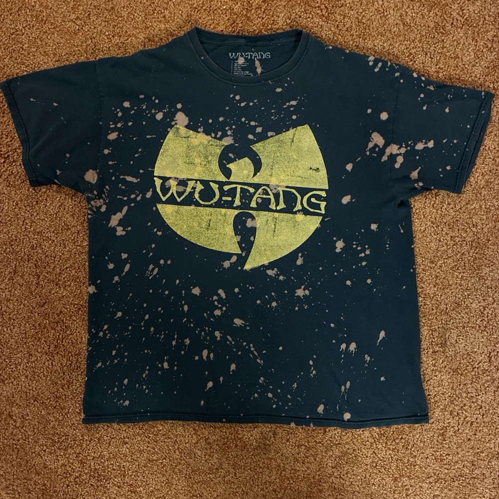 Wu-Tang Clan Black and Yellow Graphic Tee